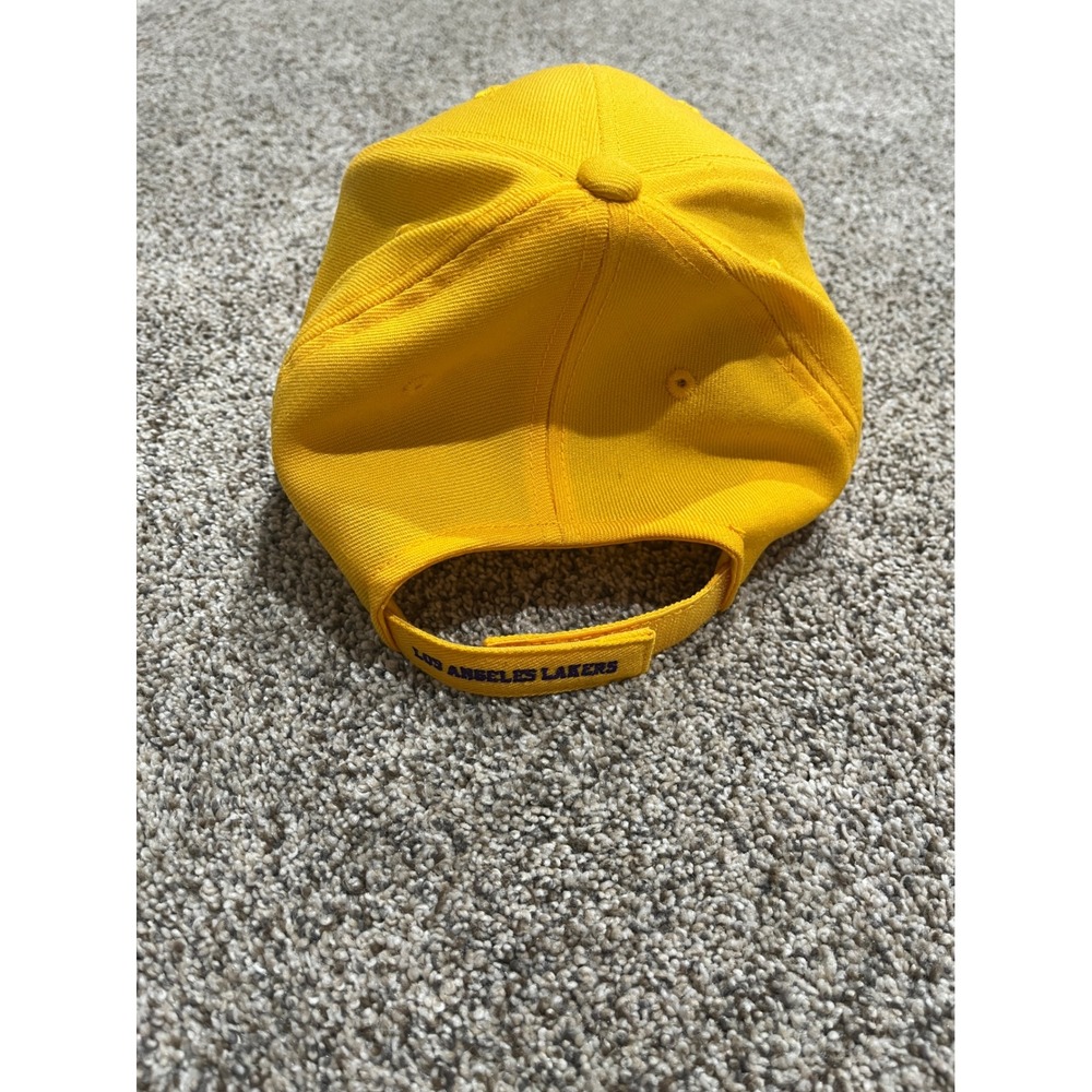 Adidas NBA Los Angeles Lakers Wool Hat Yellow‎ Adjustable Baseball Cap - Picture 3 of 7